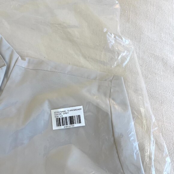 Taylor Swift Please Picture Me Grey Beige Seven Folklore Pullover Windbreaker - Picture 6 of 7